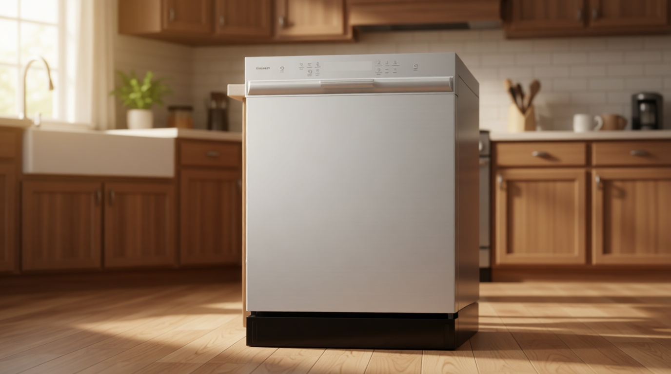 Sharp SDW6506JS 24-inch Stainless Steel Dishwasher, 49 dB, Third Rack, 12 Place Settings, Front Touch Controls