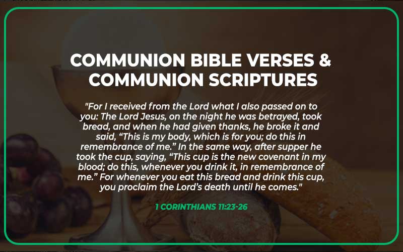 1st Holy Communion Bible Verses