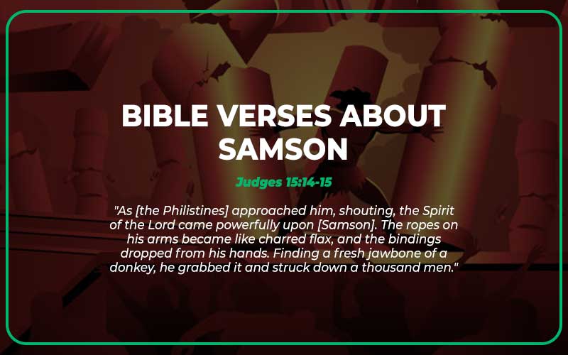 Bible Verses About Samson