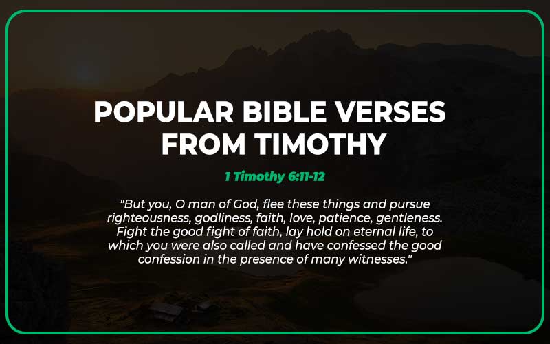 Popular Bible Verses From Timothy