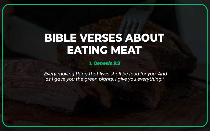 Bible Verses about Eating Meat