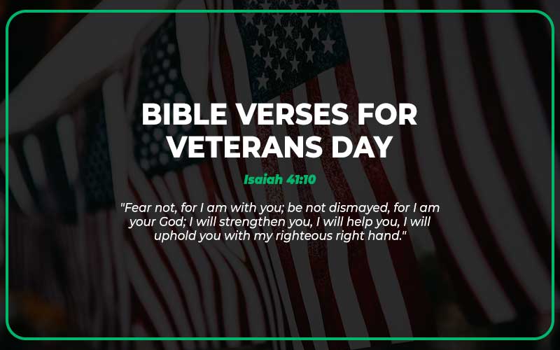 Bible Verses for Veterans Day