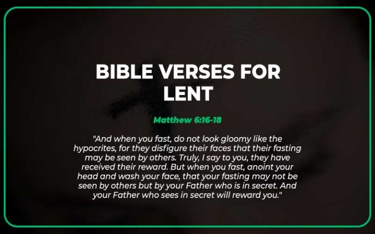 Best 25 Lent Bible Verses for Reflection, Repentance, and Renewal ...