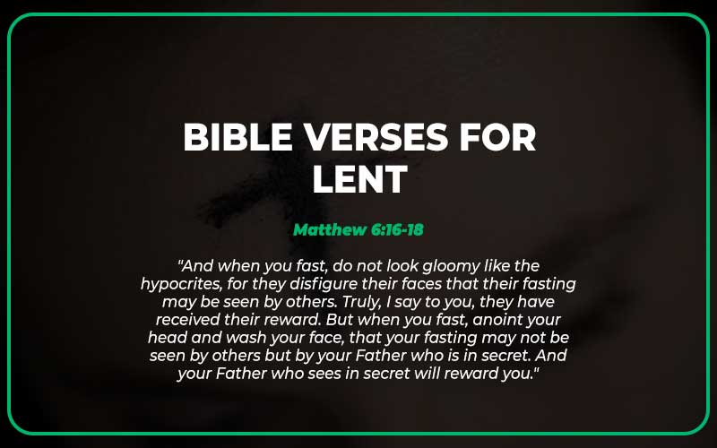 Lent Bible Verses