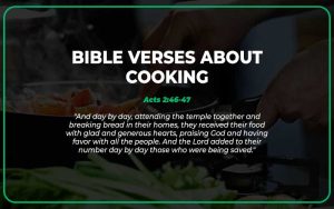 Cooking Bible Lesson 30 Important Bible Verses About Cooking
