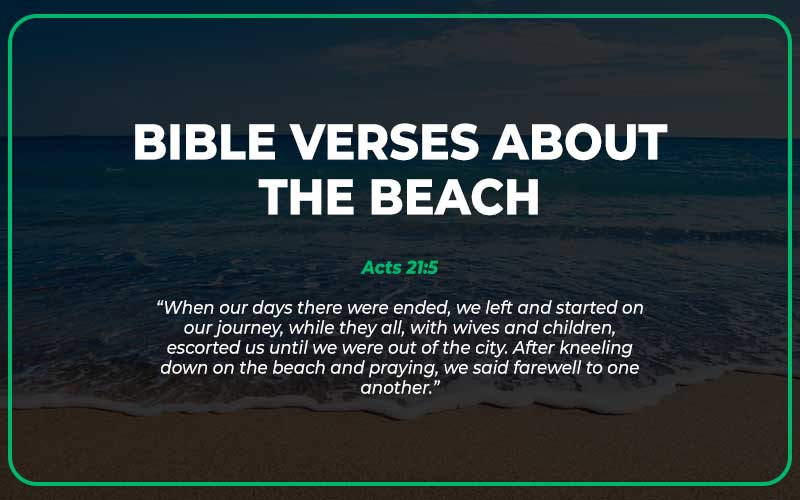 Bible Verses About the Beach