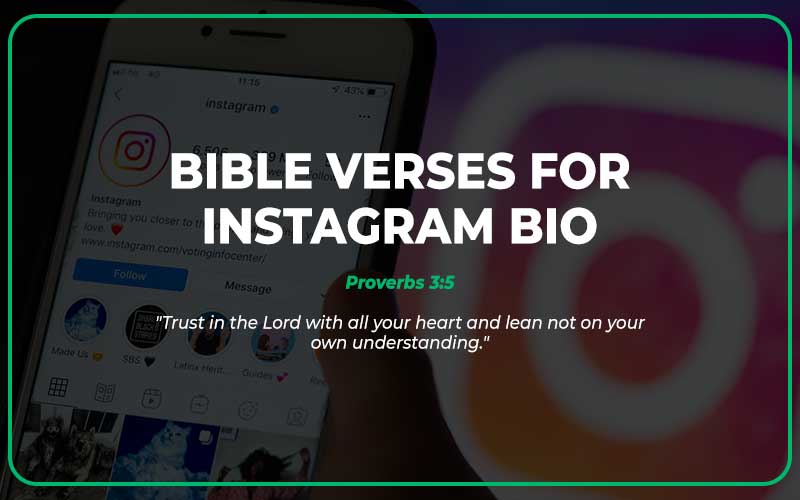 Bible Verses for Instagram Bio