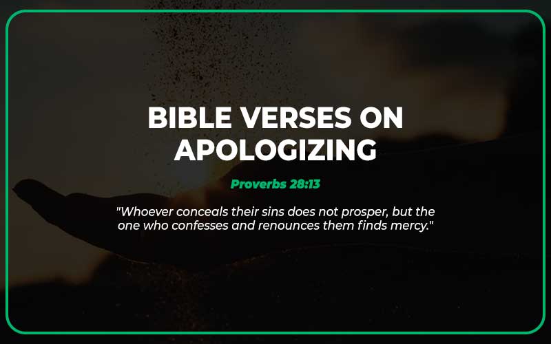 Bible Verses on Apologizing
