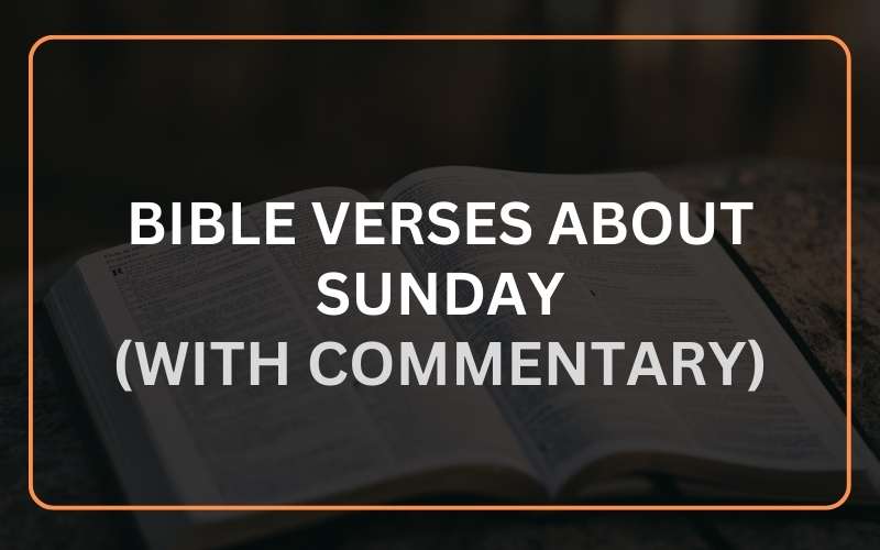 Bible Verses About Sunday