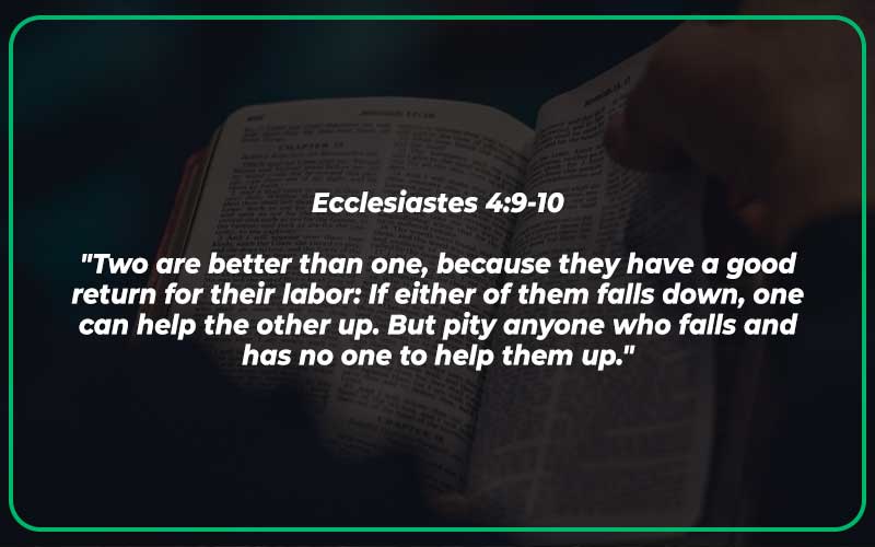 Ecclesiastes 4:9-10