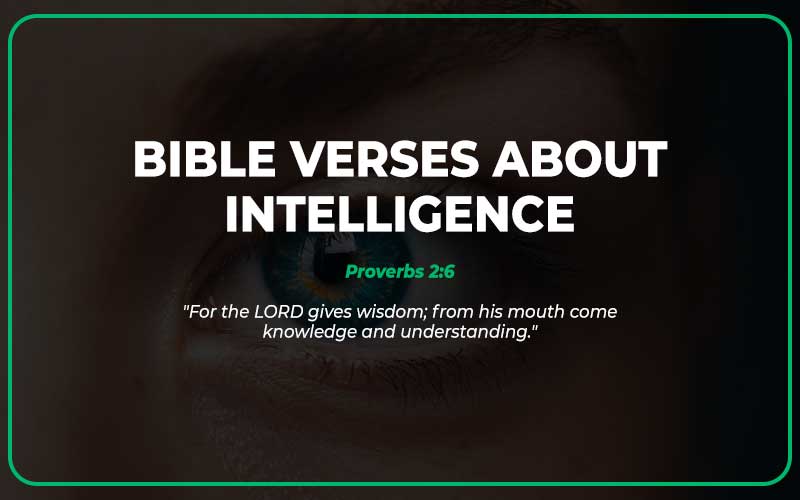 Bible Verses About Intelligence