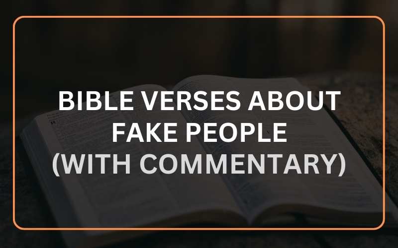 Bible Verses about Fake People