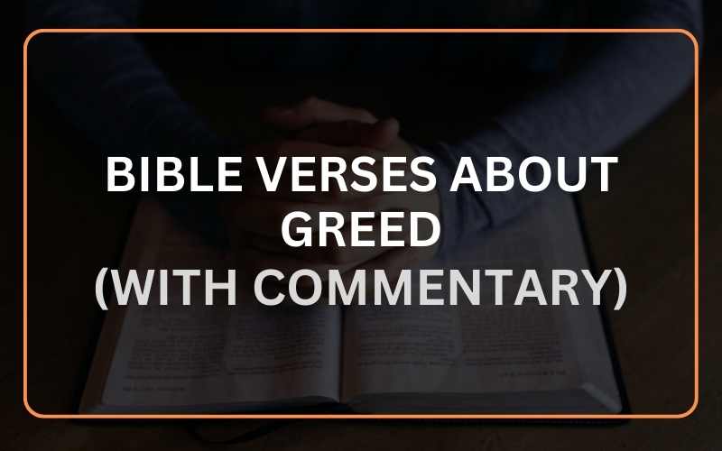Bible Verses About Greed
