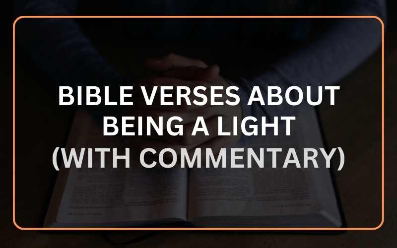 Bible Verses About Being A Light