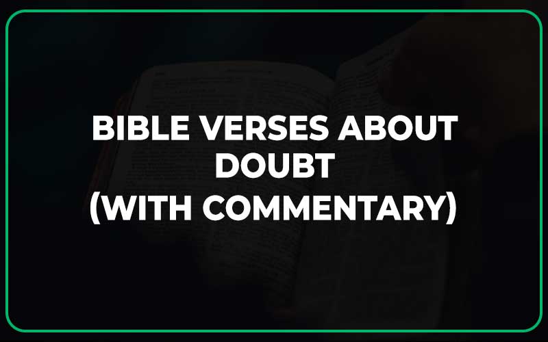 Bible Verses About Doubt