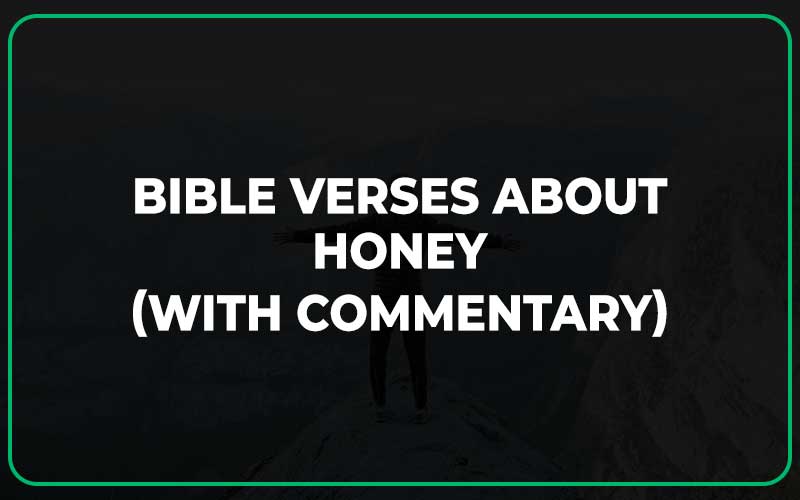 bible verses about Honey