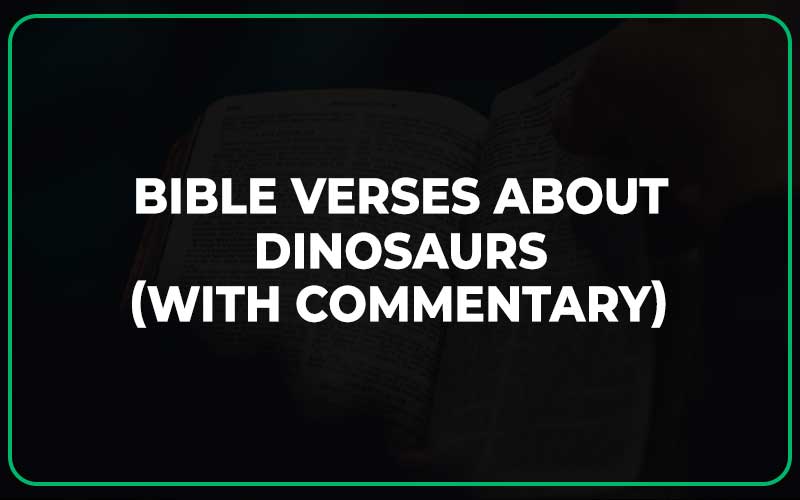 Bible Verses About Dinosaurs