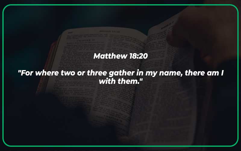 Matthew 18:20
