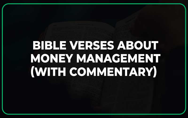 Bible Verses About Money Management