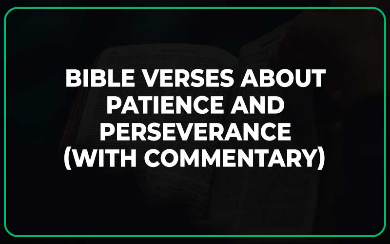 Bible Verses About Patience and Perseverance