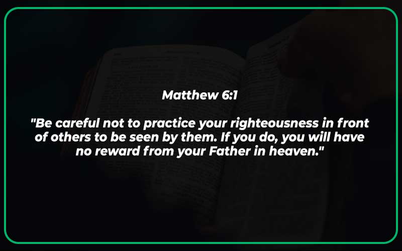 Matthew 6:1