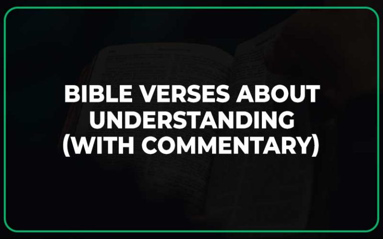 Top 25 Bible Verses About Understanding (With Commentary) - Scripture Savvy