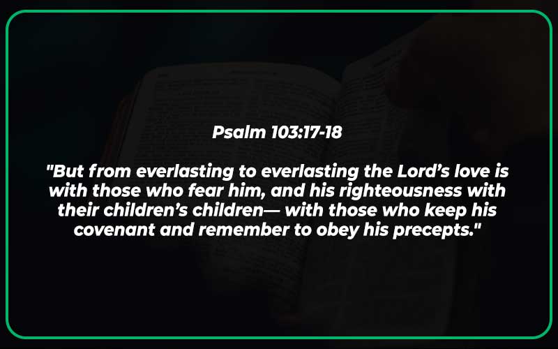 Psalm 103:17-18