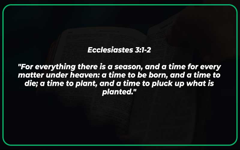 Ecclesiastes 3:1-2