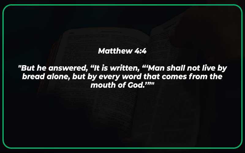 Matthew 4:4