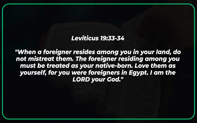 Bible Verses About How to Treat Foreigners