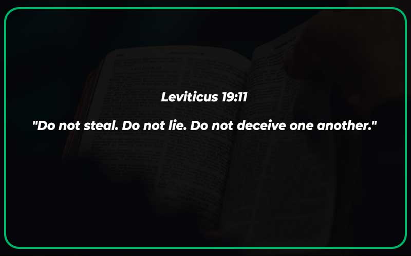 Bible Verses About Lying