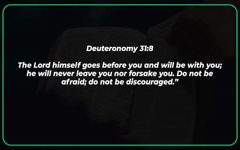 Deuteronomy 31:8