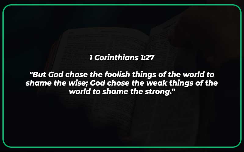 1 Corinthians 1:27