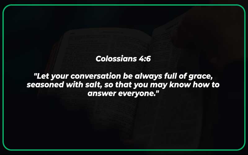 Colossians 4:6