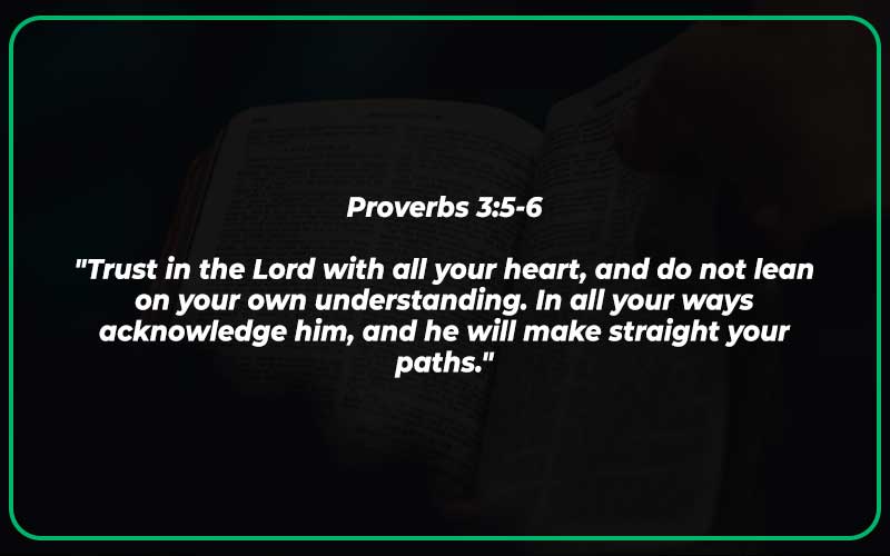 Proverbs 3:5-6