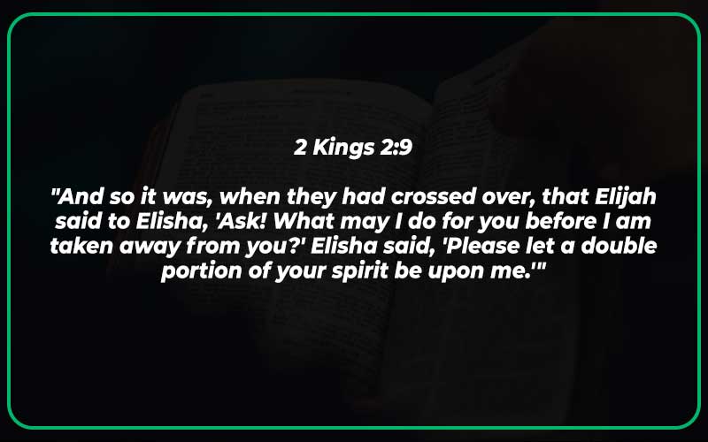 Bible Verses about the Spirit and Power of Elijah
