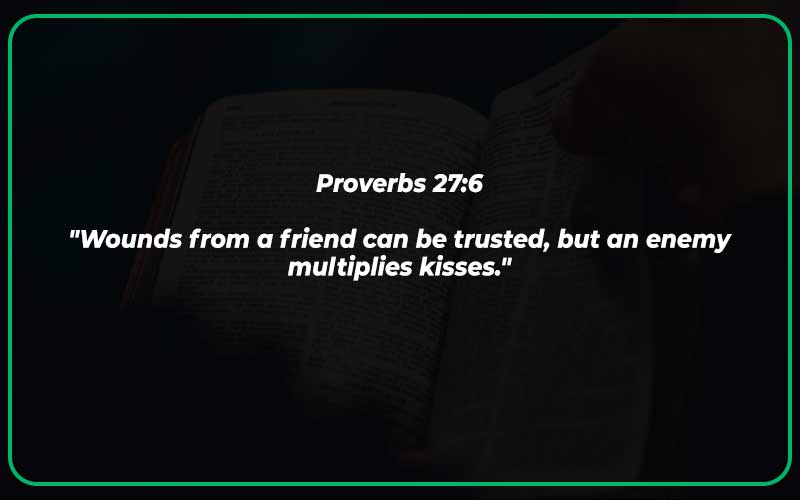 Proverbs 27:6