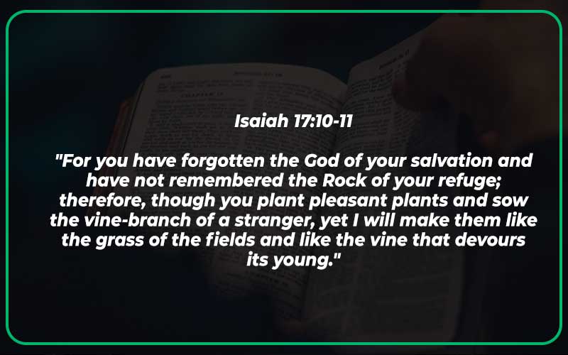 Isaiah 17:10-11