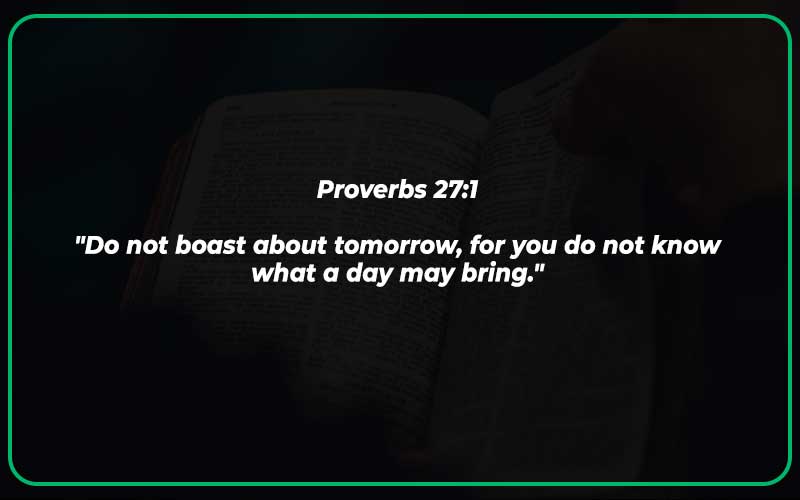 Proverbs 27:1