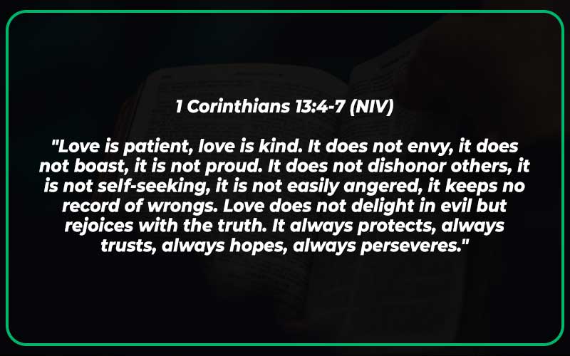 1 Corinthians 13:4-7