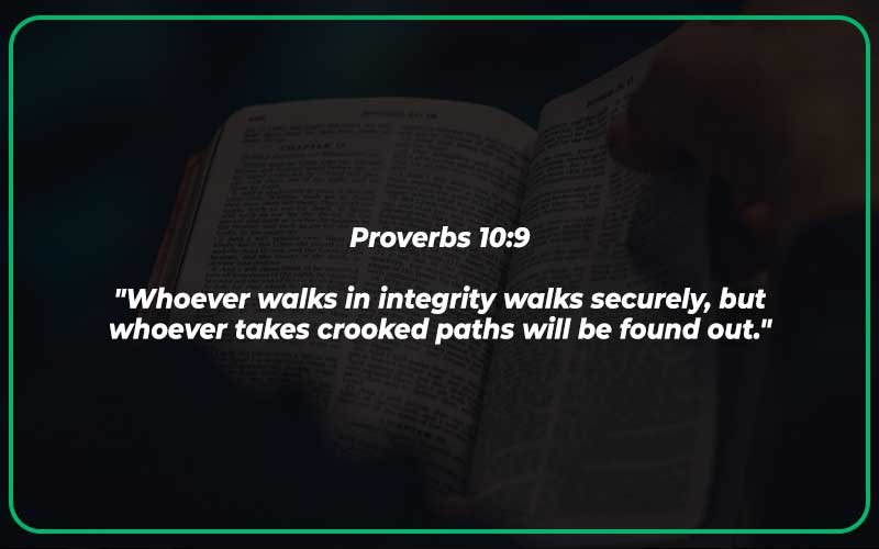 Proverbs 10:9