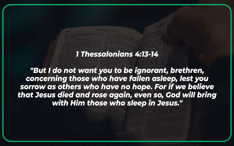 1 Thessalonians 4:13-14