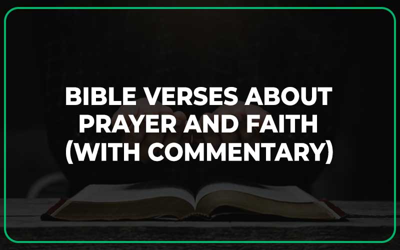 Bible Verses About Prayer And Faith