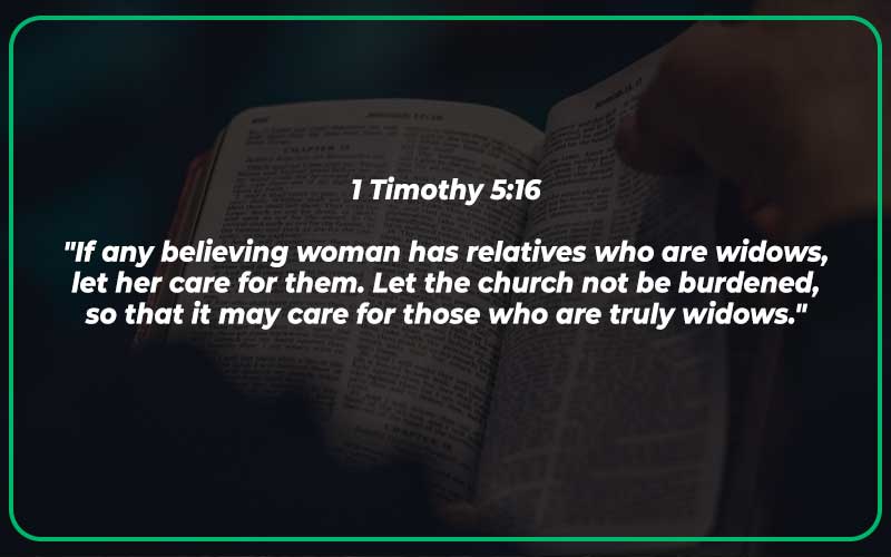 1 Timothy 5:16
