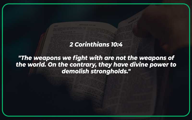2 Corinthians 10:4
