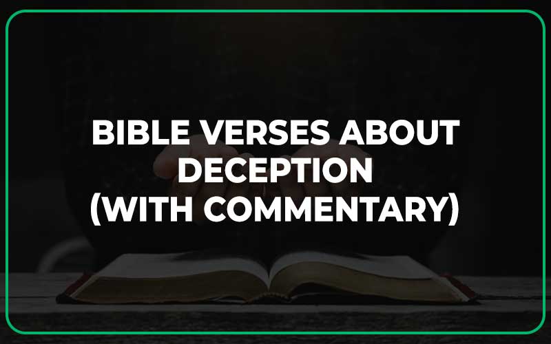 Bible Verses About Deception