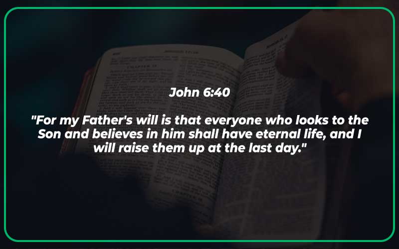 John 6:40