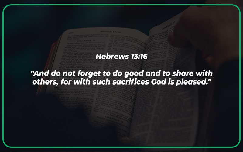Bible Verses About Sharing