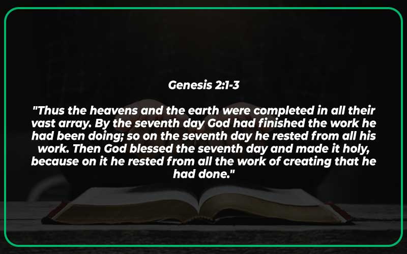 Genesis 2:1-3