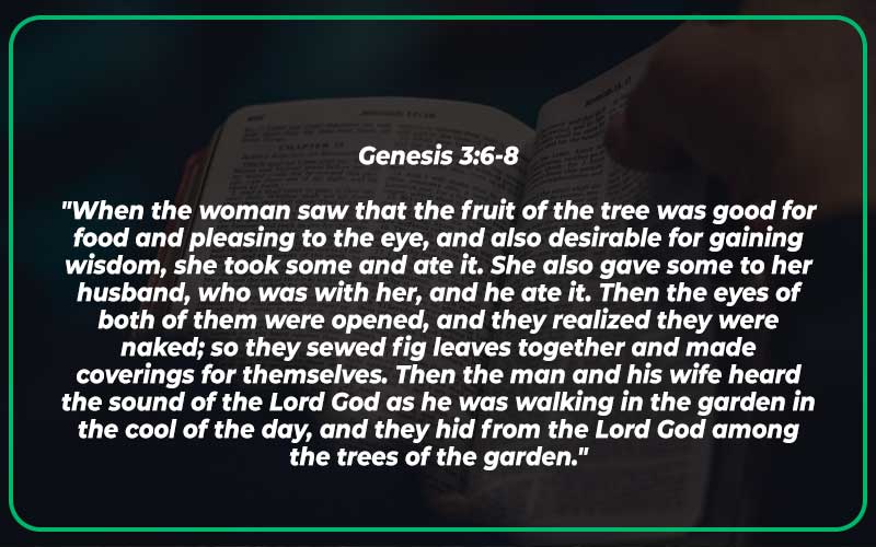 Genesis 3:6-8